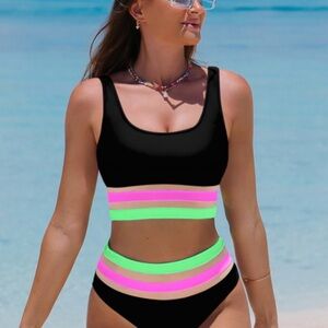 POPVIL Illusion see through NEON bikini